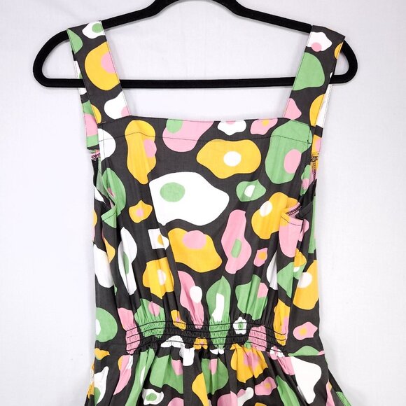 Nooworks Jumpsuit XL Egg Print Coveralls Sleeveless Pockets - Picture 16 of 16